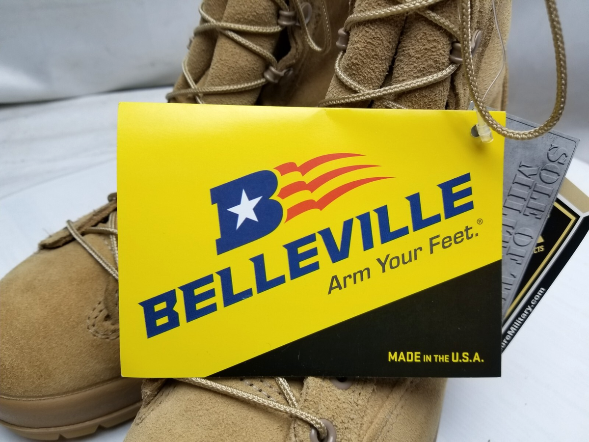 US Military Belleville 775 Cold Weather Combat Boots Tan GORE-TEX