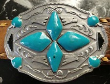 Arroyo Grande Buckle Co. G99 Southwest Style Eagle Belt Buckle Made In USA 44