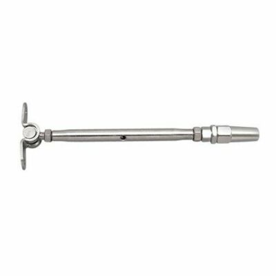 STAINLESS STEEL QUICK ATTACH STUD & WALL MOUNT TURNBUCKLE 5/32'' (S0766-0704)