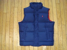 POLO RALPH LAUREN KID'S BOYS VEST JACKET SIZE MEDIUM 12-14 HARDLY WORN 