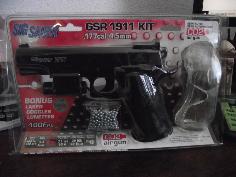 Sig Sauer GSR 1911 Kit with Laser Goggles Lunettes