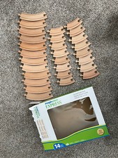 Imaginarium Express Wooden Thomas  Friends 28 Piece Wood Curved Track Pack
