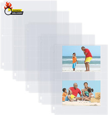 Photo Album Refill Sheets, 4 X 6 Inch, Heavyweight, Diamond Clear 3 Ring Photo B