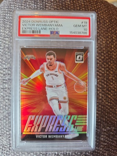 Victor Wembanyama [Holo] #19 2024 Panini Donruss Optic Express Lane card