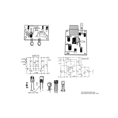 KIT barriera luce ad infrarossi 18m trasmettitore ricevitore 12V DC uscita a rel - Imagen 4 de 4