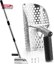 Sand Scoop for Metal Detecting, Stainless Steel Metal Detector Scoop, Metal Dete
