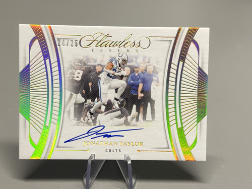 2024 Panini Flawless Flyers Jonathan Taylor Auto Colts FF-JTR /25