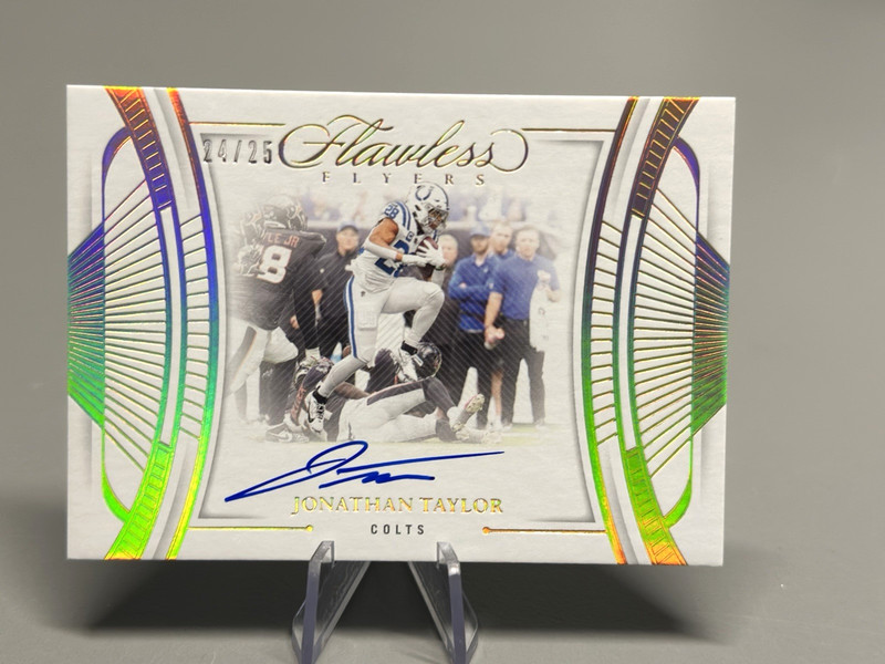 2024 Panini Flawless Flyers Jonathan Taylor Auto Colts FF-JTR /25