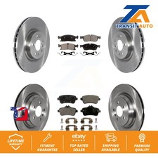 Disc Brake Rotors And Semi-Metallic Pads Front Rear Kit For Mercedes-Benz GLE400