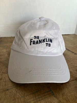 Franklin TB White Stanton&Bowery Hat Adjustable Adult Size OSFA Baseball Cap