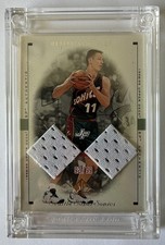 Jersey Fusion Basketball Edition Detlef Schrempf Dual Swatch #92/99 *Encased*