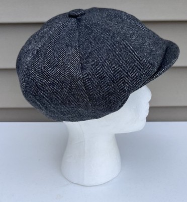 Bailey of Hollywood Gray Breed Cabbie Hat Newsboy Golf Flat Cap Medium
