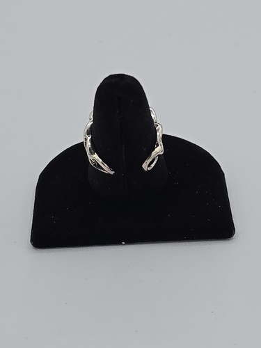 Gothic/Punk/Alternative Edelstahl Ring, silberfarben Größe 6 - Bild 3 von 4