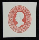 CKStamps: US Cut Square Stamps Collection Scott#U144 Unused H NG