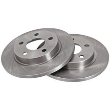 2 Disques De Frein Pleins Ø 256 Mm 14,1 Mm A.B.S. Pour Entre Autres FORD USA