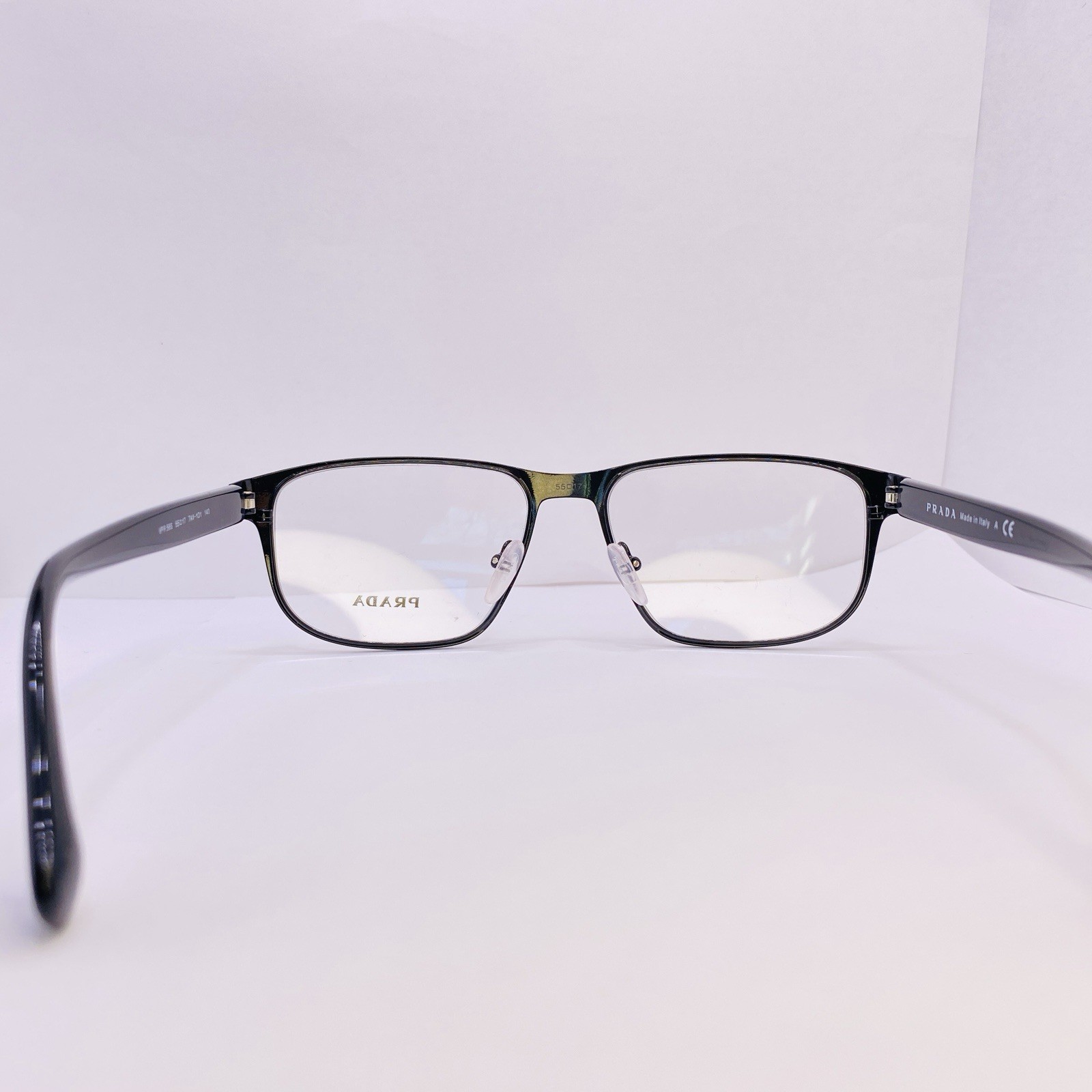 Prada Eyeglasses Frames VPR 56S 7AX-1O1 55 [] 17 140 Black Authentic thumbnail 11