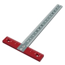 T Square Ruler Aluminium Alloy Metal Woodworking Drawing Crafting Drafting FI
