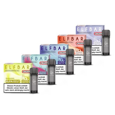 2x Elf bar ELFA Pods für den ELFA Akku 20mg/ml
