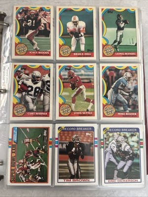 1989 Topps Football 1-200 +Rookies -You Pick- NFL Trading Cards