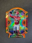 2020 Panini Select Patrick Mahomes II Orange Prizm Die-Cut Kansas City Chiefs #2