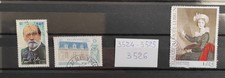 lot timbres france oblitérés 2002  n° 3524 3525 3526