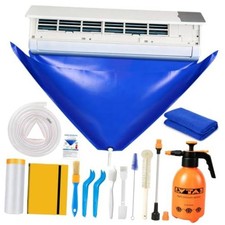 Mini Split Cleaning Kit Bag with 2L High Pressure Sprayer, 13Pcs Large