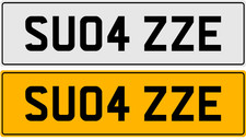 SU04 ZZE SUZIE SUZY SUE SUSAN SUZ SU SUSIE Personal Plate Birthday Gift Name Reg