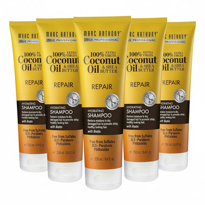 Marc Anthony Coconut Oil & Shea Butter Hydrating Shampoo, 8.4 Ounces - (5PACK)