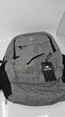 MATEIN TAravel Backpack Fits 15.6'' Laptop USB Port - Gray
