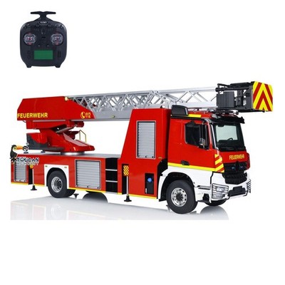 1/14 RC Electric Lift Ladder Truck 4X2 Metal Chassis Fire Fighting Vehicle RTR