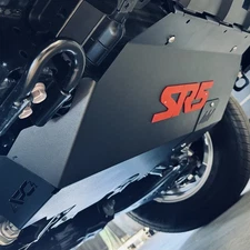 APC21 - Custom "SR5" Skid Plate For 24-26 Tacoma-Gas Models Only-Black with Red