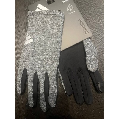 NEW ADIDAS Running Touchscreen Reflective Gloves Women's Large