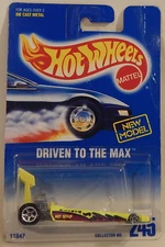 Driven to the Max Top Fuel Dragster Hot Wheels Mainline 1997-245 Retired 2008
