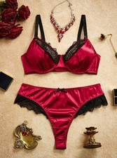 Edles BH Set-Bustier-Top im Retro/Vintage Stil Gr. 3 XL 105/110 C    mit String