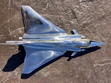 Vintage Saab Viggen Factory Model Metal Desktop Dassault Rafale 1960s Rare Vintage Saab Viggen Factory Model Metal Desktop Dassault Rafale 1960s Rare