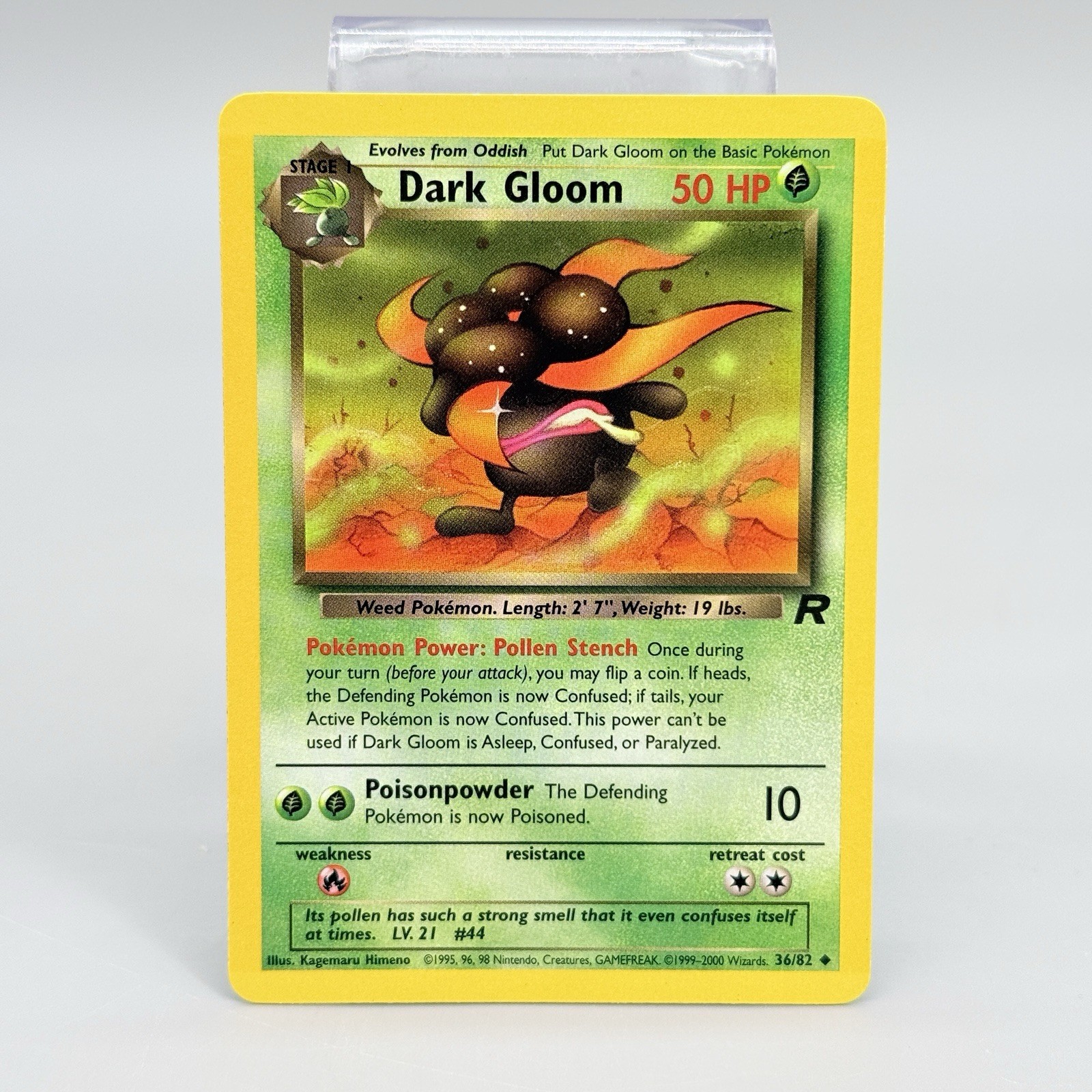 Dark Gloom 36/82 Team Rocket Unlimited Pokemon Card lp