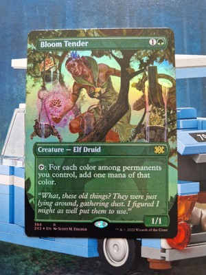 MTG Bloom Tender Foil Borderless Double Masters 2022 Magic The Gathering 
