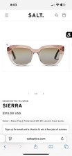 SALT Optics SIERRA Rose Fog Polarized CR-39 Lens