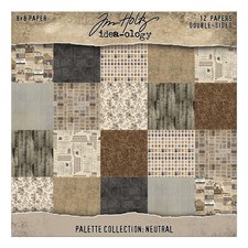 Tim Holtz PALETTE COLLECTION 8x8 Neutral Idea-ology