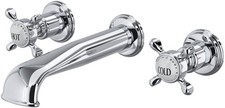 Rohl U.3561X-APC/TO-2 Edwardian Wall Lav Faucet