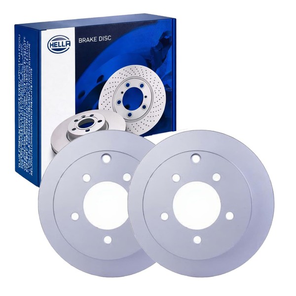 2X Hella Pagid Bremsscheiben Ø262Mm Hinten Passend FüR Mitsubishi Lancer 55274PR-image