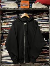 vintage thermal lined hoodie