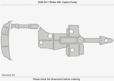 2006-2011 Rinker 296  Captiva Cuddy DuraEVA Seadek EVA Foam Boat flooring