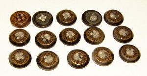 Fifteen Vintage New Natural Selections Buttons