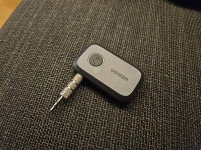 UGREEN Aux Bluetooth Adapter Auto Bluetooth 5.3 Empfänger Freisprechanruf, Stere
