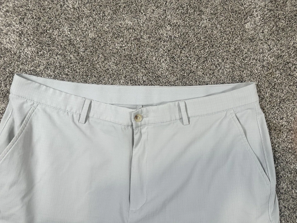 Greg Norman ML75 Microlux Golf Shorts 38 Gray Stretch Lightweight Men’s 8.5” - Image 4 of 4