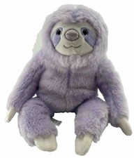 F.A.O. Schwarz Sloth Plush Purple Sparklers Stuffed Animal 2020 Jungle Kids Toys