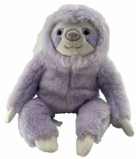 F.A.O. Schwarz Sloth Plush Purple Sparklers Stuffed Animal 2020 Jungle Kids Toys