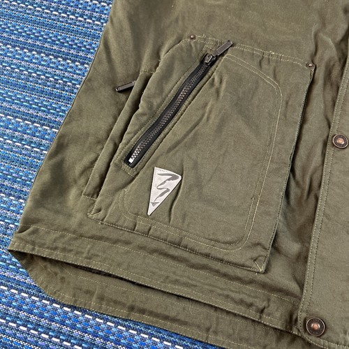 Obermeyer Circuit Vest Mens XL Green Chore Barn Outdoors Full Zip Pockets #7208 - Picture 2 of 9