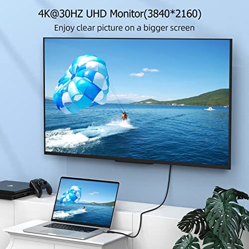 4K DisplayPort auf HDMI Kabel 6 Fuß 2er-Pack, Display Port DP auf HDMI Kabel 6 Fuß... - Bild 2 von 7